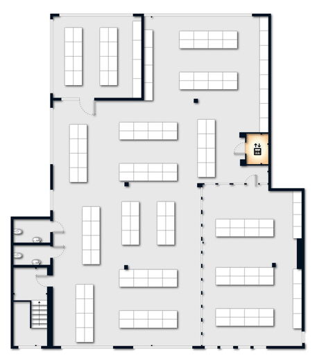 Grundriss 3.Obergeschoss