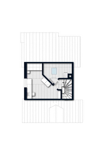 Grundriss Spitzboden
