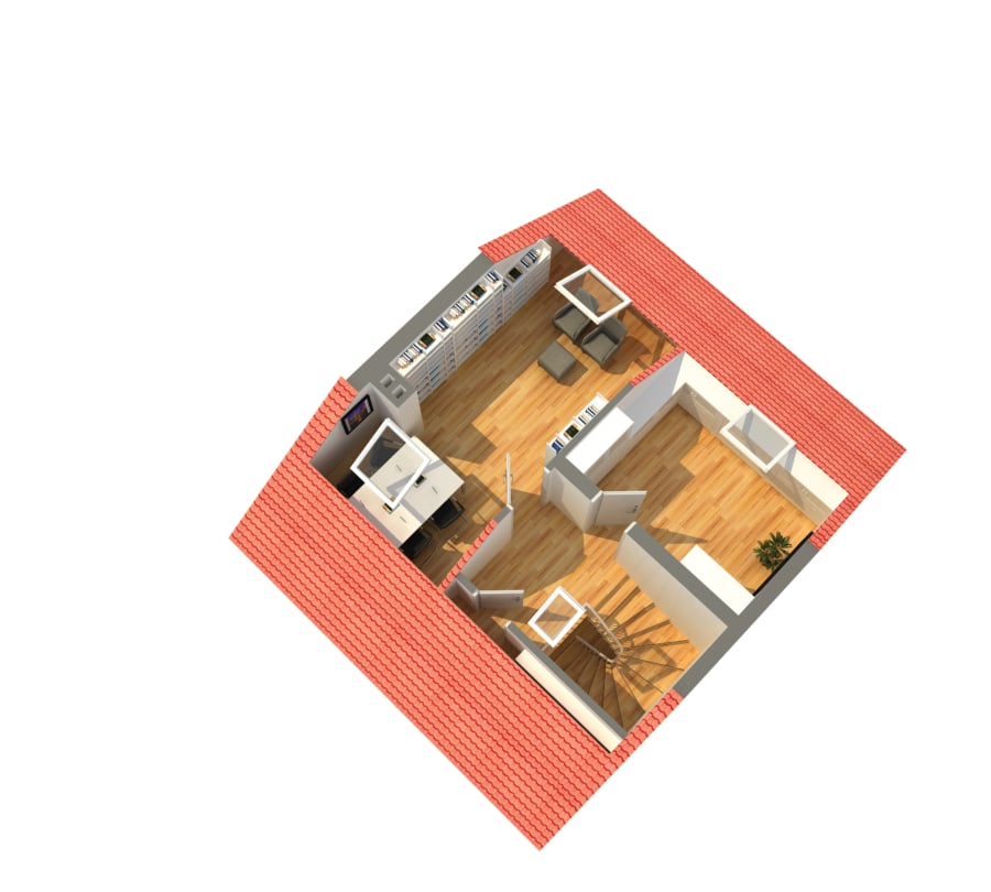 Charmantes Reihenendhaus in Herdecke Ende - Ein Rückzugsort für die ganze Familie - Grundriss Dachgeschoss