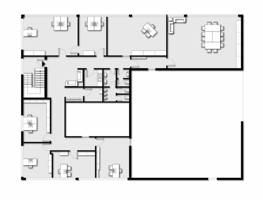 Großzügige Büroetage von ca. 247m² in Hagen-Emst: Der perfekte Standort für Ihr Unternehmen - Grundriss